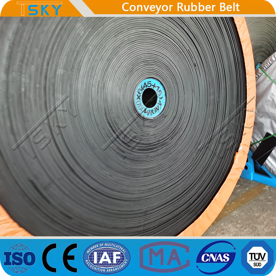 EP1000 DIN22103 Standard High Tensile Strength Durable Rubber Conveyor Belt